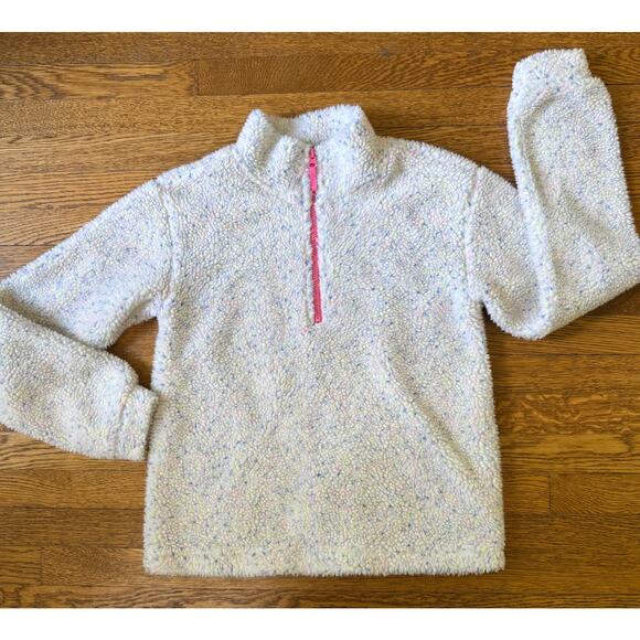 Crewcuts Factory Girls' Sherpa 1/4 Zip Sweatshirt Size 12-14 - Picture 1 of 4